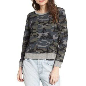 Sundry Camo Double Zip Sweatshirt - sz 3 (Large)